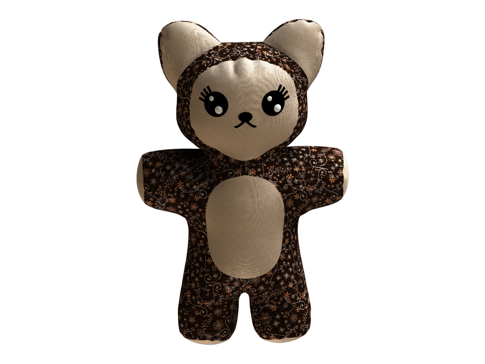 Kitten Plush Pattern + Resizing