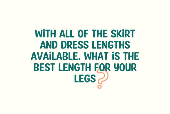 Lucky Skirt Font PNG with transparent background - Preview 1