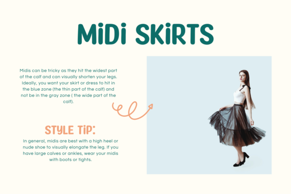 Lucky Skirt Font PNG with transparent background - Preview 3