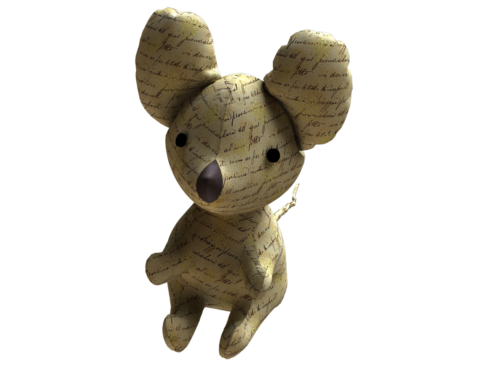 Mouse Plush Pattern + Resizing