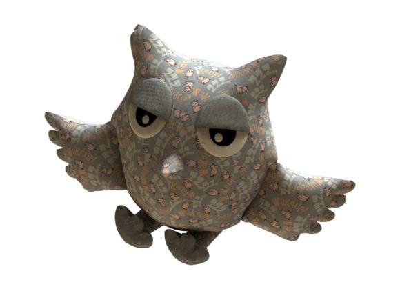 Owl Plush Pattern + Resizing
