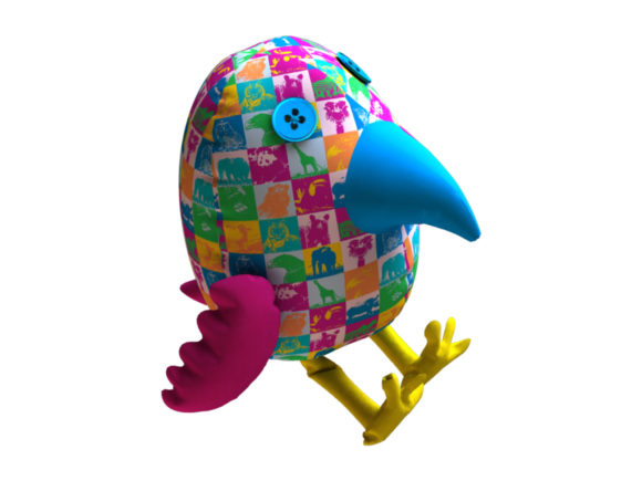 Parrot Plush Pattern + Resizing