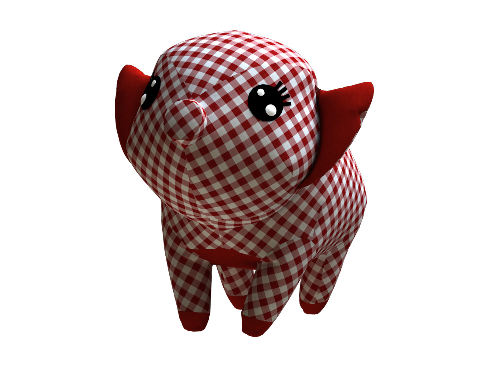 Pig Plush Pattern + Resizing