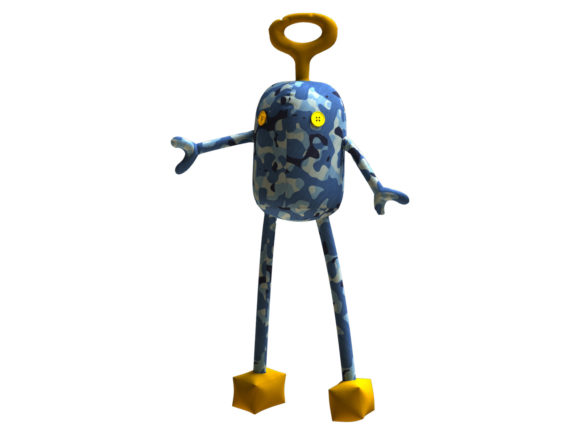 Robot Plush Pattern + Resizing
