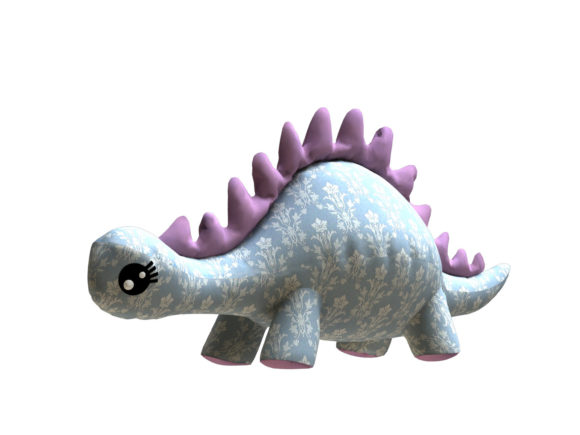 Stegosaurus Plush Pattern + Resizing