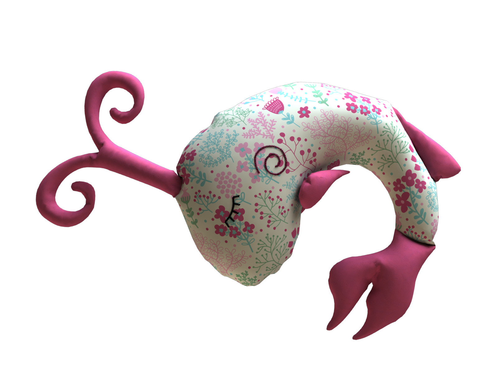 Whale Plush Pattern + Resizing