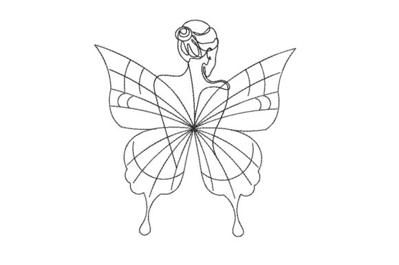 Woman Butterfly