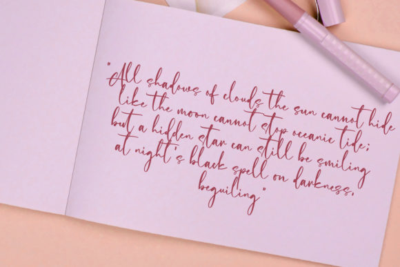 Cholasette Script Font - Preview 1