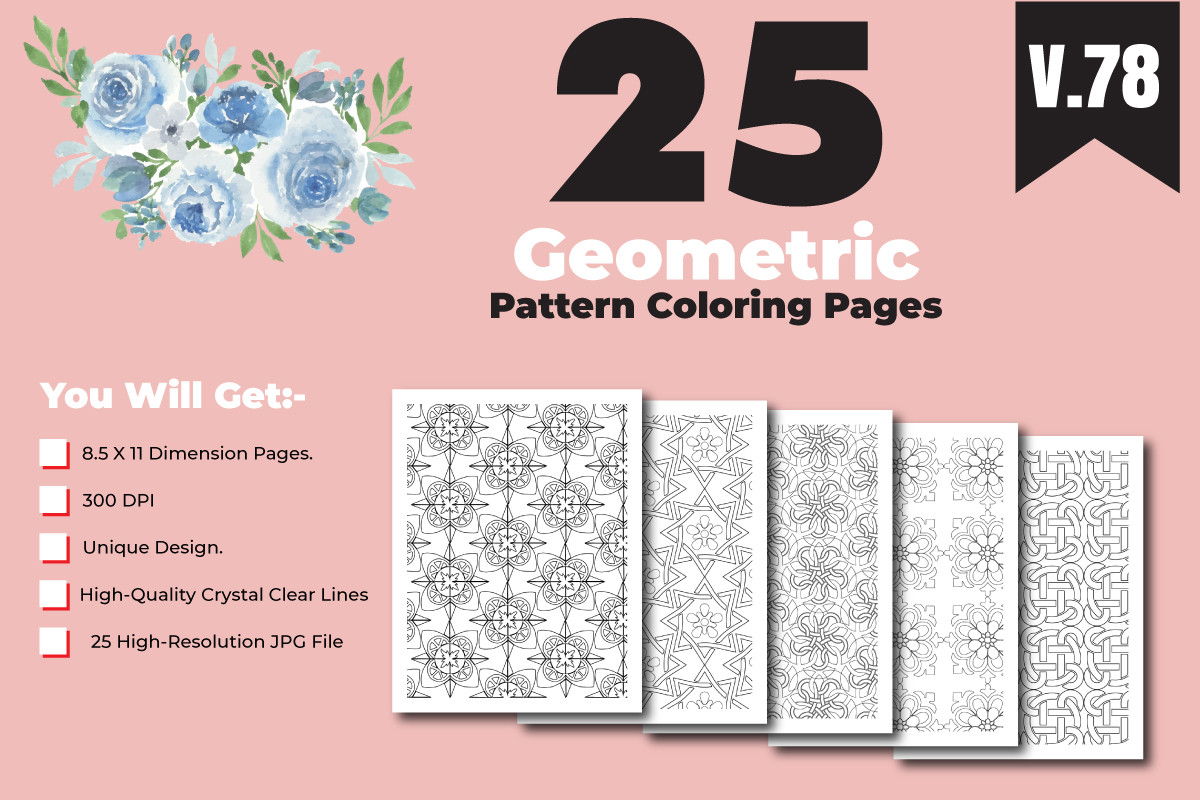 Coloring Book Pages Design for KDP Adult Graphic by ivect · Creative ...