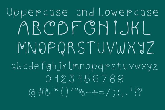 Green Tea Font - Preview 4