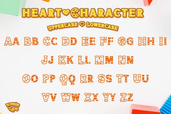 Heart Font - Preview 1
