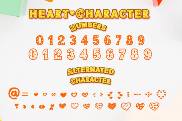 Heart Font - Preview 2
