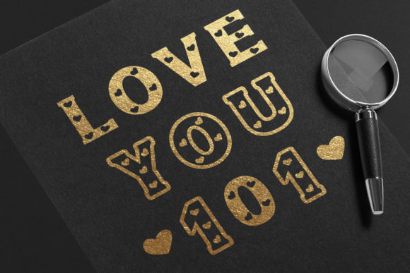 Heart Font - Preview 5