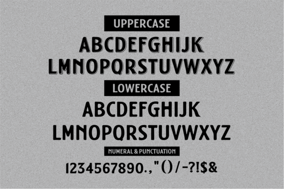 Hogen Vantage Font PNG with transparent background - Preview 1