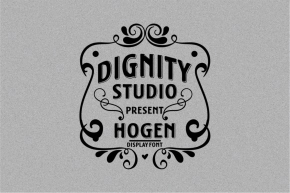 Hogen Vantage Font PNG with transparent background - Preview 3