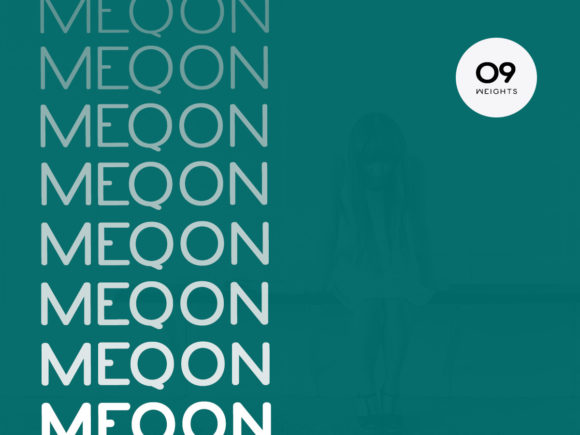 Megon Font PNG with transparent background - Preview 2