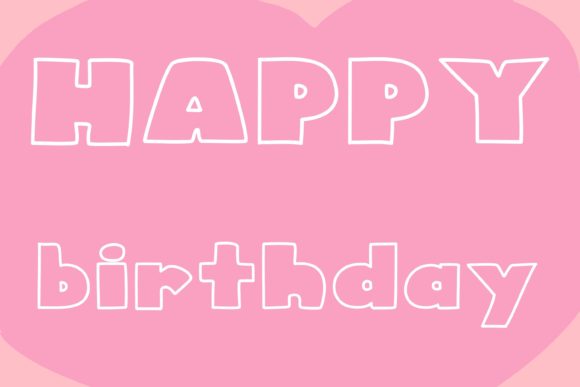 Chubbily Font - Preview 3