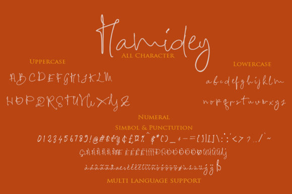 Hamidey Font - Preview 4