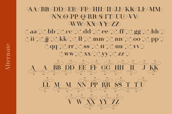 Luthon Southard Font PNG with transparent background - Preview 5