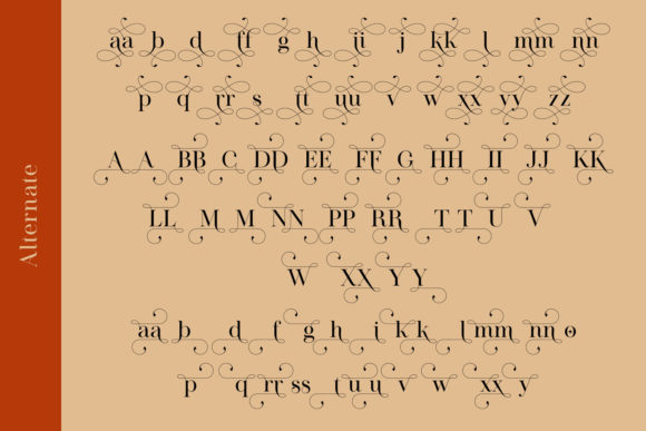 Luthon Southard Font PNG with transparent background - Preview 6