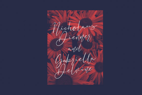 Nickjones Font PNG with transparent background - Preview 3