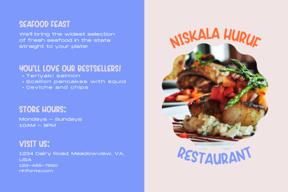 Pretty Salmon Font PNG with transparent background - Preview 1