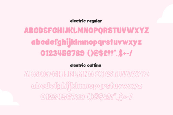 Electric Duo Font PNG with transparent background - Preview 6