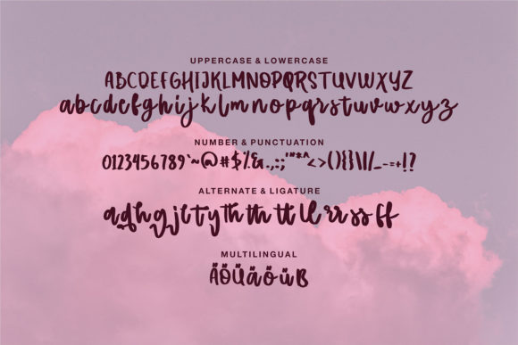 Hagia Font PNG with transparent background - Preview 5