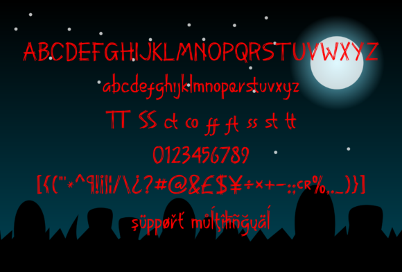 Haunted Scene Font - Preview 5