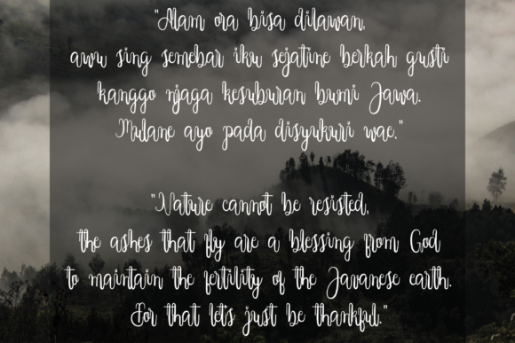 Java Signature Font PNG with transparent background - Preview 2
