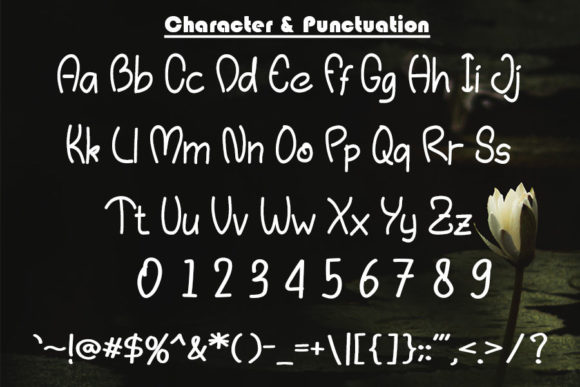 Lily Melody Font PNG with transparent background - Preview 4