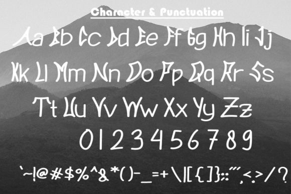 Quadro Lovely Font PNG with transparent background - Preview 5
