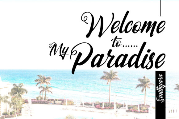 Santhyara Font PNG with transparent background - Preview 1