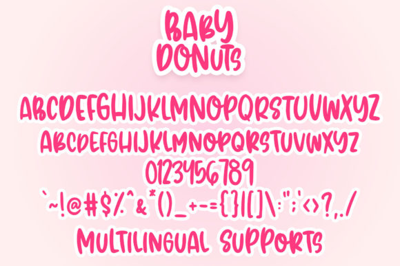 Baby Donuts Font - Preview 4