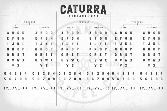 Caturra Vintage Font - Preview 1