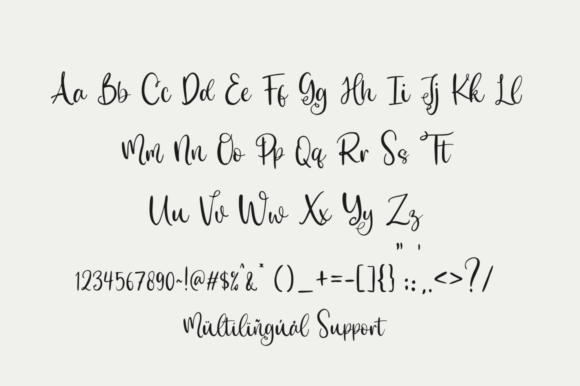 Magical Spring Font PNG with transparent background - Preview 6