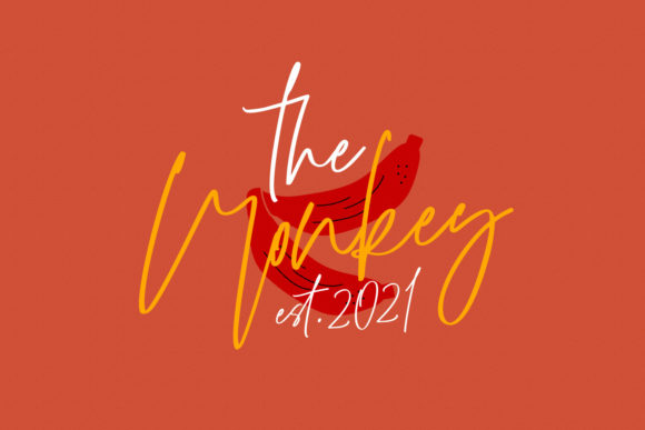 Monkeystand Font PNG with transparent background - Preview 3