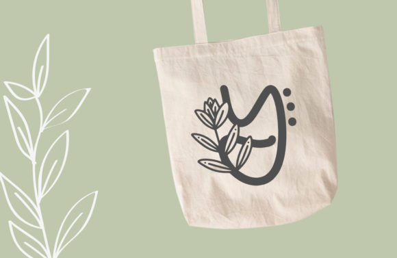 Monogram Sarasia Font PNG with transparent background - Preview 2