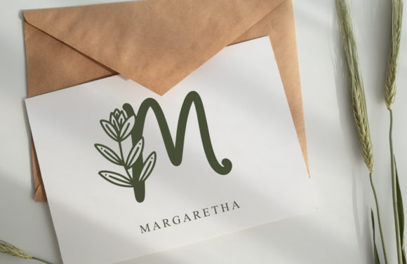 Monogram Sarasia Font PNG with transparent background - Preview 3