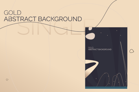 Gold Abstract Background Elegant Paper Graphics