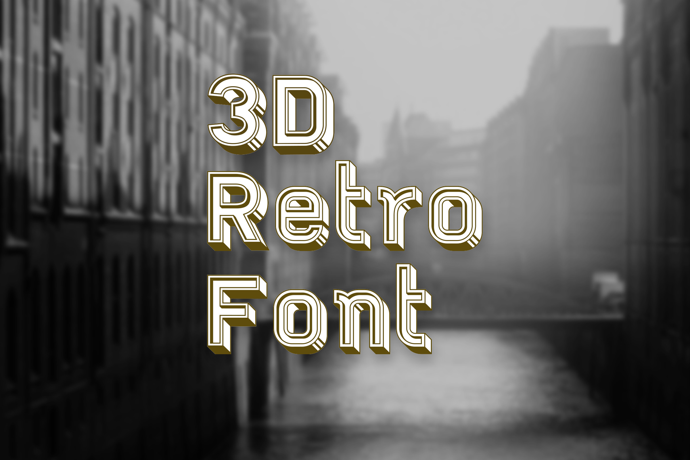 3D Retro preview, retro 3D display