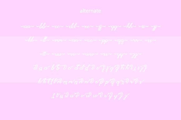 Andany Font PNG with transparent background - Preview 3