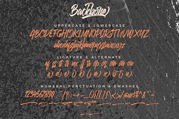 Backbone Font - Preview 3