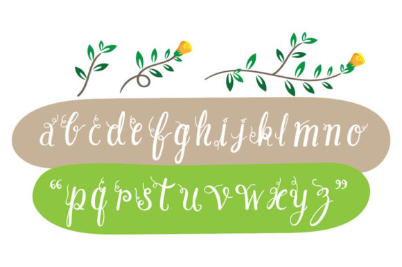 Botani Fondi Font PNG with transparent background - Preview 3