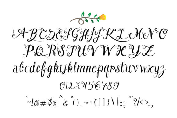 Botani Fondi Font PNG with transparent background - Preview 4