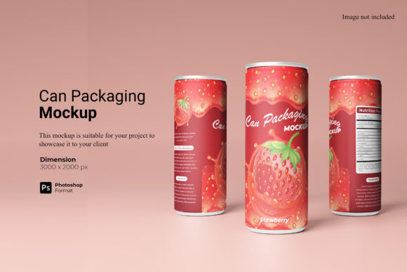 Can Packaging Mockup Graphic by Ian Mikraz · Creative Fabrica