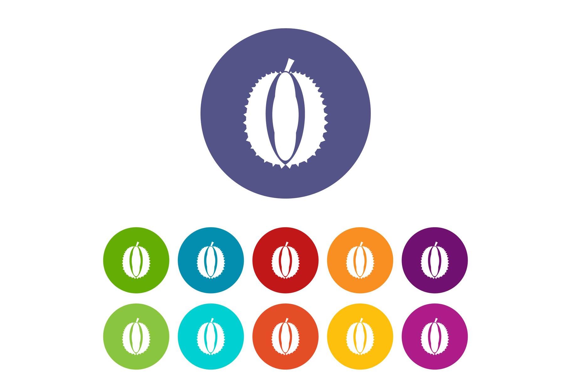 Durian Set Icons Graphic by ylivdesign · Creative Fabrica