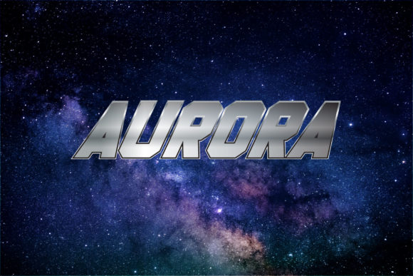 Galaxy Cluster Font - Preview 1