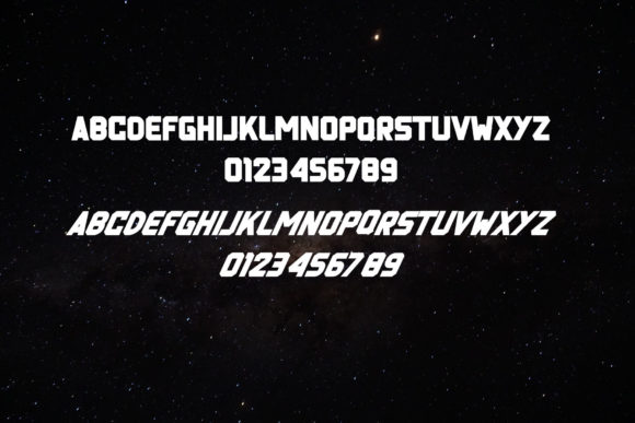 Galaxy Cluster Font - Preview 3