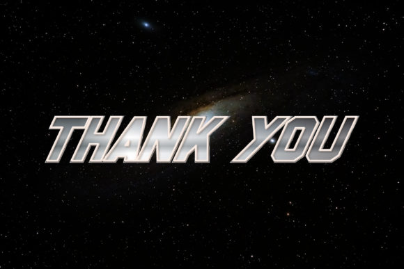 Galaxy Cluster Font - Preview 4